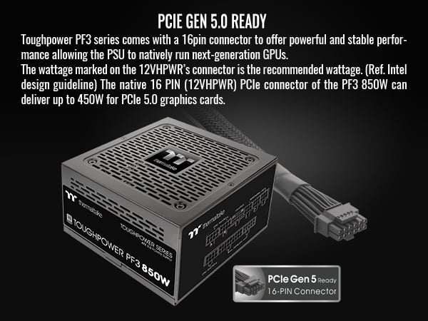 Thermaltake Toughpower PF3 850W Power Supply